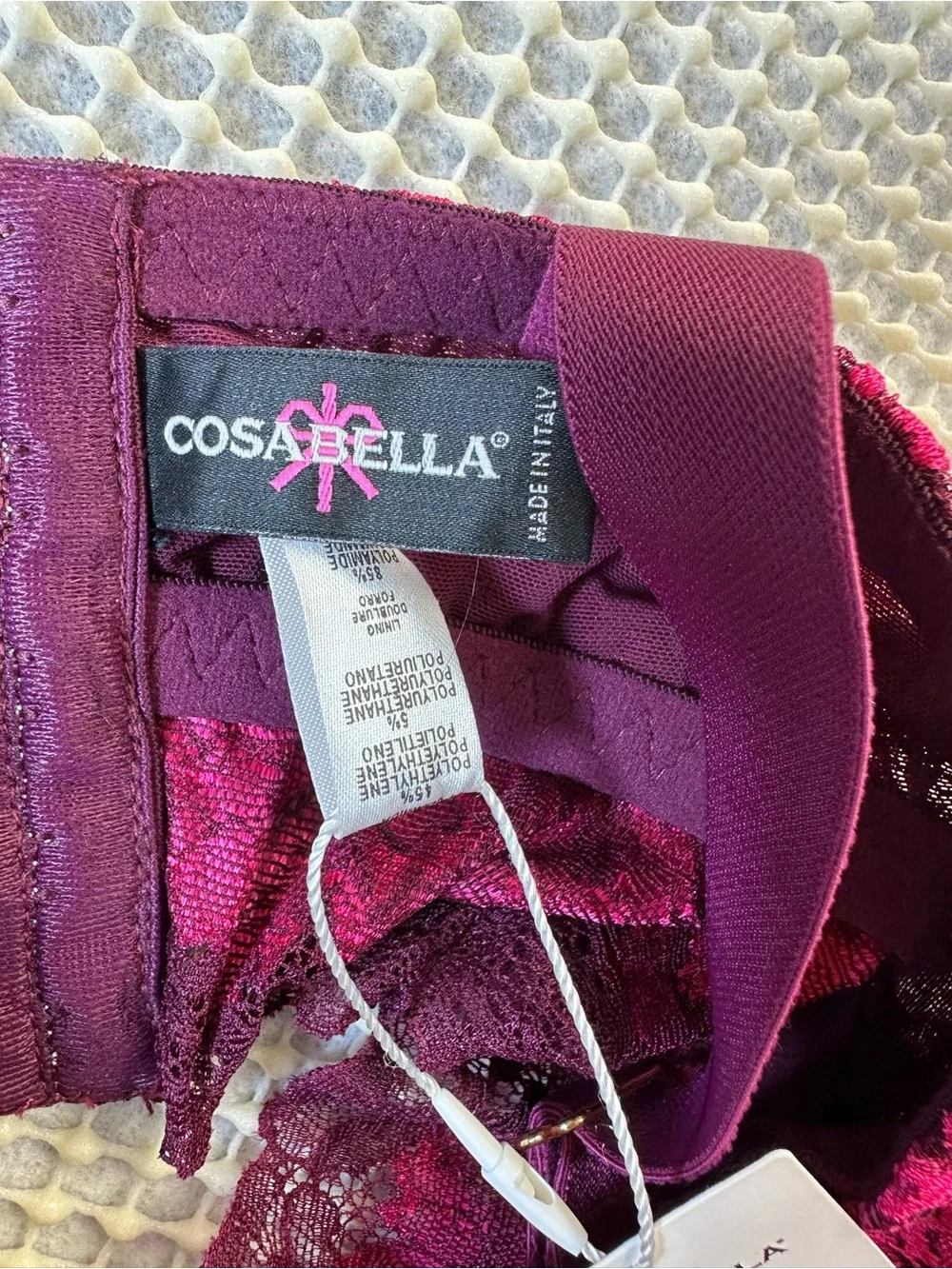 Cosabella Natalia Curvy Lace Floral Bralette Size Small NEW NWT